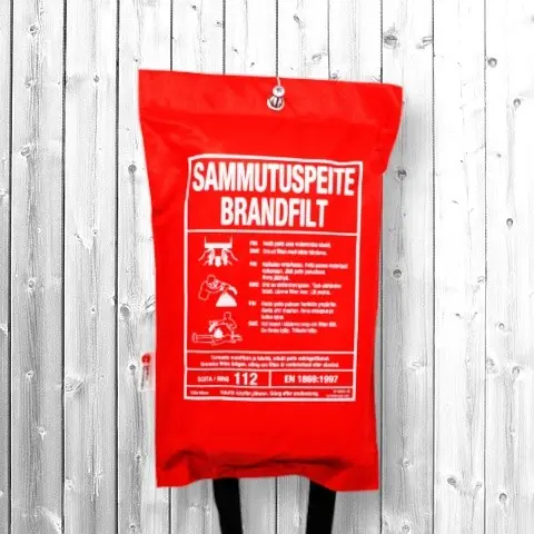 iso sammutuspeite liekin tukahduttamiseen.