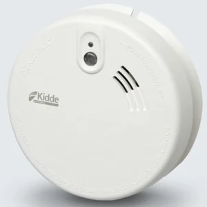 Kidde Firex KF20 verkkovirtakäyttöinen optinen palovaroitin, yhteenliitettävä, mukana varaparisto ja asennusosat